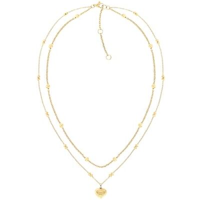 Tommy Hilfiger smycken Kvinnors hängande halsband i rostfritt stål med gul guldplätering 2781010 Tommy Hilfiger smycken Kvinnors hängande halsband i rostfritt stål med gul guldplätering 2781010