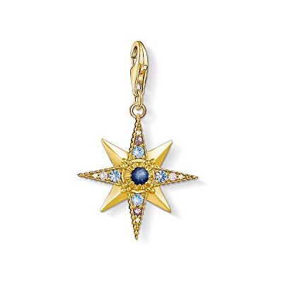 THOMAS SABO Dam berlock kunglig stjärna berlock klubb 925 sterlingsilver 1714-959-7, 750 gult guld förgyllning, 925 sterlingsilver, Kubisk zirkonia THOMAS SABO Dam berlock kunglig stjärna berlock klubb 925 sterlingsilver 1714-959-7, 750 gult guld förgyllning, 925 sterlingsilver, Kubisk zirkonia