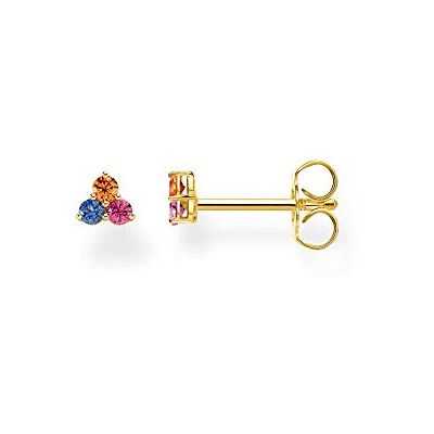 THOMAS SABO boucles d'oreilles clous pierres colorées argent plaqué or H2138-488-7 THOMAS SABO boucles d'oreilles clous pierres colorées argent plaqué or H2138-488-7