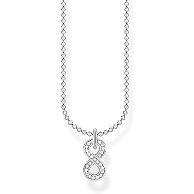 THOMAS SABO Damhalsband oändlighet silver 925 sterlingsilver, 38–45 cm längd THOMAS SABO Damhalsband oändlighet silver 925 sterlingsilver, 38–45 cm längd