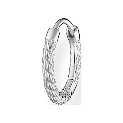 THOMAS SABO Créole Simple Corde Argent Argent Sterling 925 CR694-001-21 THOMAS SABO Créole Simple Corde Argent Argent Sterling 925 CR694-001-21
