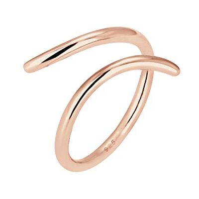 Elli damring blogger rosé förgyllt silver 925, 58 (18.5), fasettad slipning, Utan Elli damring blogger rosé förgyllt silver 925, 58 (18.5), fasettad slipning, Utan