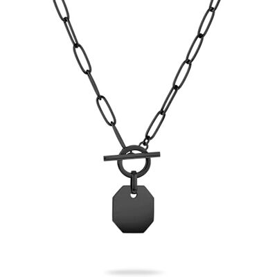 LIEBESKIND Kärleksbarn Berlin halsband LJ-1534-N-45 IP svart, 45 cm, Rostfritt stål, Ingen ädelsten LIEBESKIND Kärleksbarn Berlin halsband LJ-1534-N-45 IP svart, 45 cm, Rostfritt stål, Ingen ädelsten