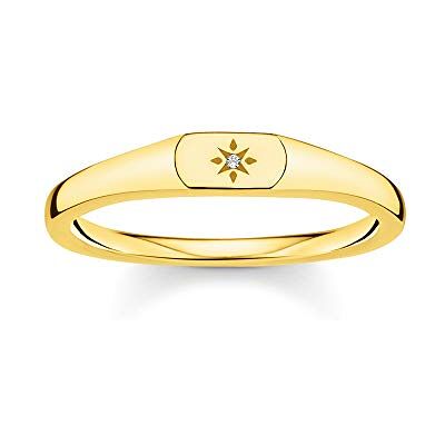 THOMAS SABO bague étoile argent plaqué or TR2314-414-14-54 THOMAS SABO bague étoile argent plaqué or TR2314-414-14-54