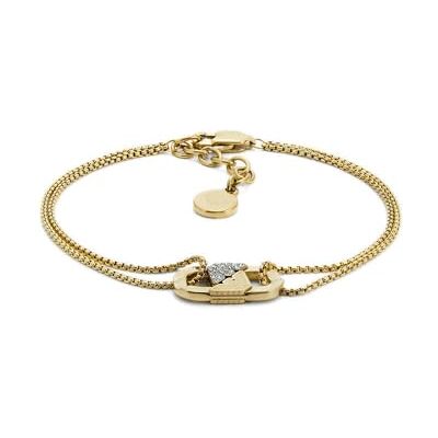 Giorgio Armani dam guldfärgat rostfritt stål armband, EGS3175710, Eine Grösse, Rostfritt stål, Ingen ädelsten Giorgio Armani dam guldfärgat rostfritt stål armband, EGS3175710, Eine Grösse, Rostfritt stål, Ingen ädelsten