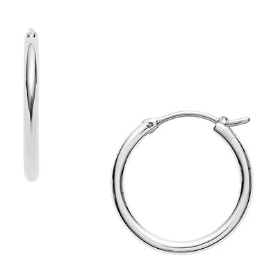 Fossil Örhängen För Kvinnor, 20.1mm X 16.2mm Silver Örhängen I Rostfritt Stål, JOF00001040 Fossil Örhängen För Kvinnor, 20.1mm X 16.2mm Silver Örhängen I Rostfritt Stål, JOF00001040