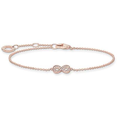 THOMAS SABO Bracelet Infinity argent plaqué or rose A2003-416-14-L19V THOMAS SABO Bracelet Infinity argent plaqué or rose A2003-416-14-L19V