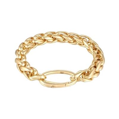 Elli Damarmband, länkar, basic, ringstängning, guldfärgade, 20, Mässing, Ingen ädelsten Elli Damarmband, länkar, basic, ringstängning, guldfärgade, 20, Mässing, Ingen ädelsten