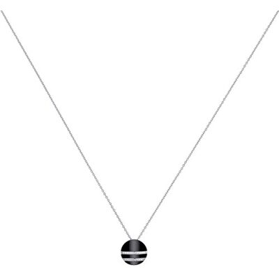 CERANITY dam – 1–52/0019-N med berlock sterlingsilver 925 keramik zirkon svart/vit, 45 cm CERANITY dam – 1–52/0019-N med berlock sterlingsilver 925 keramik zirkon svart/vit, 45 cm