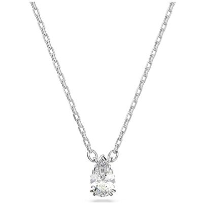 Swarovski Millenia hänge, päronslipad, vit, Rhodiumpläterad Swarovski Millenia hänge, päronslipad, vit, Rhodiumpläterad