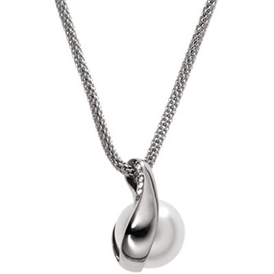 Skagen Damen Halskette Edelstahl Zirkonia Seas 47.0 cm weiß SKJ0089040 Skagen Damen Halskette Edelstahl Zirkonia Seas 47.0 cm weiß SKJ0089040