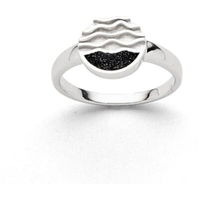 DUR-Schmuck DUR – strandvågsring med äkta lavasand – 925 sterlingsilver rodiumpläterad – marin design – bredd ca 11 mm, storlek 54, R5979,54, Breite: 11 mm, 925 silver, lavasand, Breit: 11 mm, 925, Breite: 11 mm DUR-Schmuck DUR – strandvågsring med äkta lavasand – 925 sterlingsilver rodiumpläterad – marin design – bredd ca 11 mm, storlek 54, R5979,54, Breite: 11 mm, 925 silver, lavasand, Breit: 11 mm, 925, Breite: 11 mm