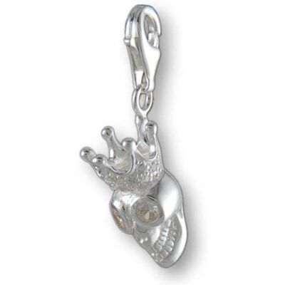 Melina Damberlock berlock dödskalle med krona zirkon 925 sterlingsilver 1800125 Melina Damberlock berlock dödskalle med krona zirkon 925 sterlingsilver 1800125