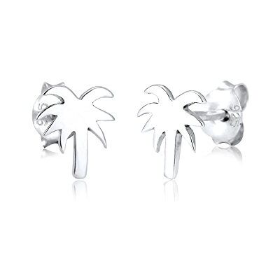 Elli damörhängen stiftörhängen palm trend strand semester hav palmer långväga resor filigran silver 925, Silver, Ingen ädelsten Elli damörhängen stiftörhängen palm trend strand semester hav palmer långväga resor filigran silver 925, Silver, Ingen ädelsten