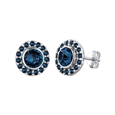 Elli damörhängen stiftörhängen elegant silver 925, En Storlek, fasettad slipning, Swarovski-kristall Elli damörhängen stiftörhängen elegant silver 925, En Storlek, fasettad slipning, Swarovski-kristall