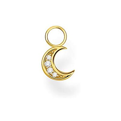 THOMAS SABO boucle d'oreille unique pendentif lune argent plaqué or EP003-414-14 THOMAS SABO boucle d'oreille unique pendentif lune argent plaqué or EP003-414-14