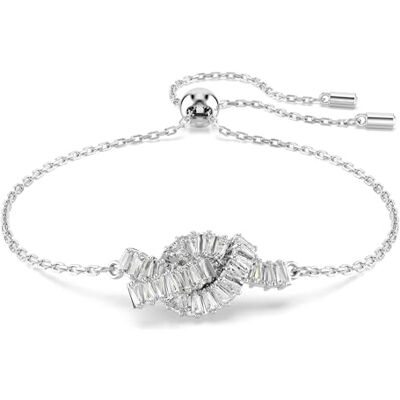 Swarovski Matrix Baguette Mjukt armband, Silverfärgad, Blank rodium Swarovski Matrix Baguette Mjukt armband, Silverfärgad, Blank rodium