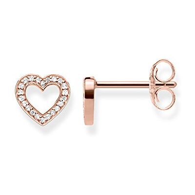 THOMAS SABO clous d'oreilles coeurs grand argent plaqué or H1945-416-14 THOMAS SABO clous d'oreilles coeurs grand argent plaqué or H1945-416-14