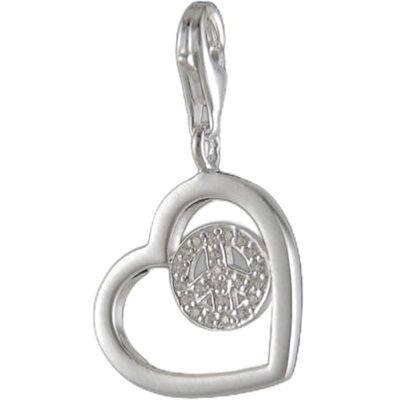 Melina Berlock för kvinnor hjärta 925 sterlingsilver 1801247, Sterlingsilver Melina Berlock för kvinnor hjärta 925 sterlingsilver 1801247, Sterlingsilver