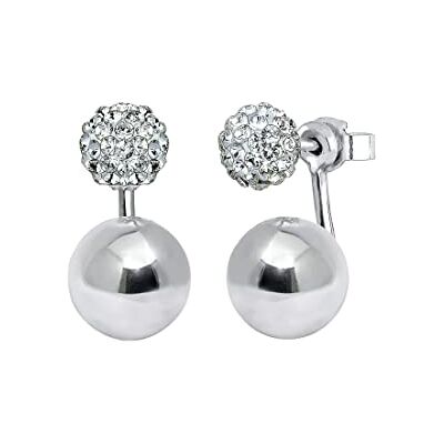 Elli damörhängen Double Studs 925 sterlingsilver kristall Elli damörhängen Double Studs 925 sterlingsilver kristall