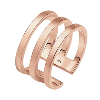Elli Ring Blogger Must-Have omlottring 925 silver, fasettad slipning, Utan Elli Ring Blogger Must-Have omlottring 925 silver, fasettad slipning, Utan
