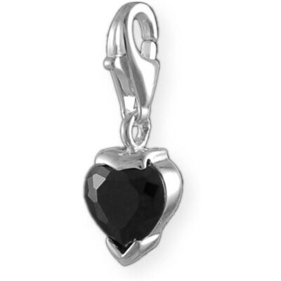 Melina Dam berlock hjärta svart 925 sterlingsilver 1800769 Melina Dam berlock hjärta svart 925 sterlingsilver 1800769