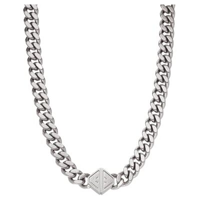 Giorgio Armani kedja halsband i rostfritt stål, för män, EGS3131040, längd: 450 mm+50 mm, bredd: 17,6 mm, rostfritt stål, ingen pärla, Length: 450mm+50mm, Width: 17.6mm, Rostfritt stål, Ingen ädelsten Giorgio Armani kedja halsband i rostfritt stål, för män, EGS3131040, längd: 450 mm+50 mm, bredd: 17,6 mm, rostfritt stål, ingen pärla, Length: 450mm+50mm, Width: 17.6mm, Rostfritt stål, Ingen ädelsten
