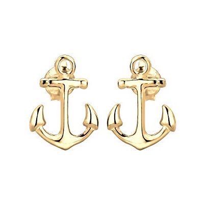 Elli damörhängen ankare maritim sailor hav trend semester filigran strand hem örhängen i 925 silver, En Storlek, fasettad slipning, Ingen ädelsten Elli damörhängen ankare maritim sailor hav trend semester filigran strand hem örhängen i 925 silver, En Storlek, fasettad slipning, Ingen ädelsten