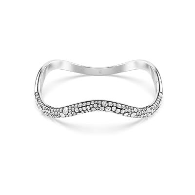 Swarovski Sublima armring, Rundskuren, Vit, Rhodiumpläterad Swarovski Sublima armring, Rundskuren, Vit, Rhodiumpläterad