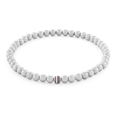 Tommy Hilfiger smycken män pärlarmband i rostfritt stål 2780937, En storlek, Rostfritt stål, Ingen ädelsten Tommy Hilfiger smycken män pärlarmband i rostfritt stål 2780937, En storlek, Rostfritt stål, Ingen ädelsten