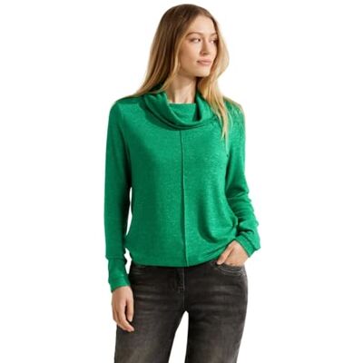 Cecil TOS Mysig volym halsband, Mysig lätt grön melange, XS Cecil TOS Mysig volym halsband, Mysig lätt grön melange, XS