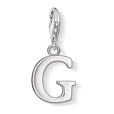 THOMAS SABO dam berlock hänge bokstav G berlock klubb 925 sterling silver 0181-001-12 THOMAS SABO dam berlock hänge bokstav G berlock klubb 925 sterling silver 0181-001-12