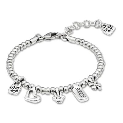 Uno de 50 – Give me 5 armband, storlek M, silver, ej tillämpligt. Uno de 50 – Give me 5 armband, storlek M, silver, ej tillämpligt.