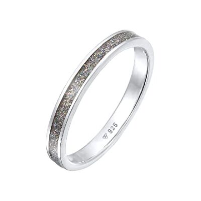 Elli damring 925 silver, 54 EU, fasettad slipning, glaskristall Elli damring 925 silver, 54 EU, fasettad slipning, glaskristall
