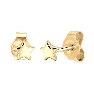 Elli PREMIUM örhängen dam stjärna astro trend stjärna i 585 gult guld, fasettad slipning, Ingen ädelsten Elli PREMIUM örhängen dam stjärna astro trend stjärna i 585 gult guld, fasettad slipning, Ingen ädelsten