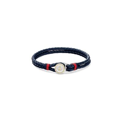 Tommy Hilfiger smycken Mäns läderarmband marinblå 2790691S Tommy Hilfiger smycken Mäns läderarmband marinblå 2790691S