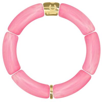 ICE-WATCH ICE Jewellery Bella bracelet Full pink Rosa och guld modearmband för damer (023555) ICE-WATCH ICE Jewellery Bella bracelet Full pink Rosa och guld modearmband för damer (023555)