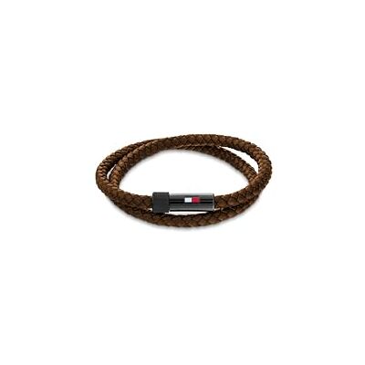 Tommy Hilfiger smycken läderarmband för män brun 2790612S, En storlek, Läder, Ingen ädelsten Tommy Hilfiger smycken läderarmband för män brun 2790612S, En storlek, Läder, Ingen ädelsten