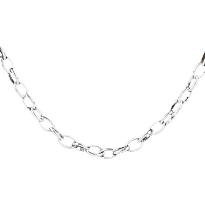 Depesche 11783-002 medium länkkedja silverpläterad variabel längd (42 cm + 5 cm) perfekt som liten gåva, Metall Depesche 11783-002 medium länkkedja silverpläterad variabel längd (42 cm + 5 cm) perfekt som liten gåva, Metall