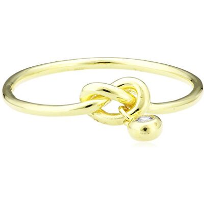 caÏ love damring kärlek knots 925 silver zirkonia vit e Guldpläterat silver, 48 (15.3), colore: förgyllda, cod. C7033R/90/03/48 caÏ love damring kärlek knots 925 silver zirkonia vit e Guldpläterat silver, 48 (15.3), colore: förgyllda, cod. C7033R/90/03/48