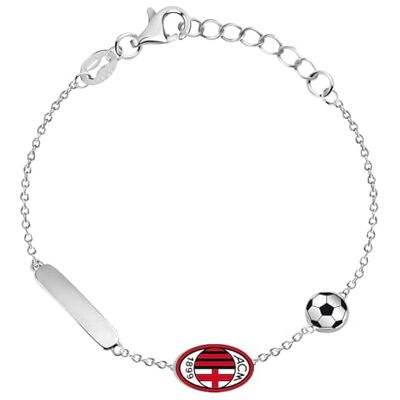 ACM 1899 AC Milan LOWELL AC MILAN BIMBO STÅL armband, Piccola, Rostfritt stål, Ingen ädelsten ACM 1899 AC Milan LOWELL AC MILAN BIMBO STÅL armband, Piccola, Rostfritt stål, Ingen ädelsten