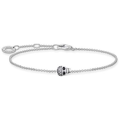 THOMAS SABO Armband dödskalle silver, 925 sterlingsilver, 16–19 cm längd, 16,00-19,00 cm, Sterlingsilver, Ej tillämpligt THOMAS SABO Armband dödskalle silver, 925 sterlingsilver, 16–19 cm längd, 16,00-19,00 cm, Sterlingsilver, Ej tillämpligt