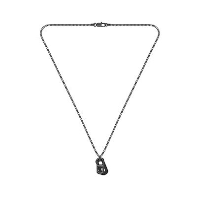 Boss Jewelry KODE Collection hänge halsband för män i svart rostfritt stål 1580782 Boss Jewelry KODE Collection hänge halsband för män i svart rostfritt stål 1580782