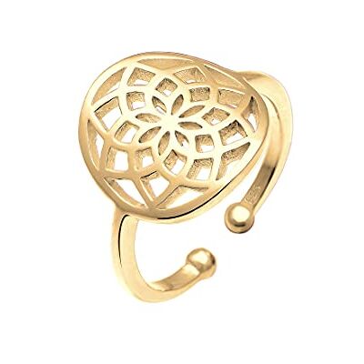 Elli Damring drömfångare boho förgyllt 925 sterlingsilver, 54 EU, fasettslipning, Utan Elli Damring drömfångare boho förgyllt 925 sterlingsilver, 54 EU, fasettslipning, Utan