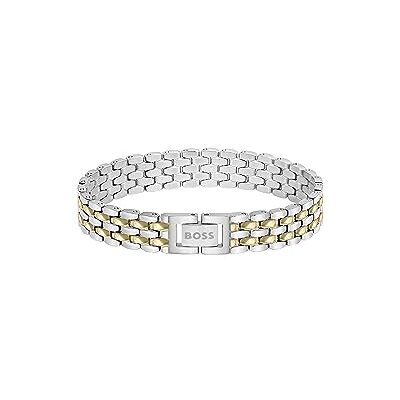 Boss smycken dam ISLA kollektion länk armband tvåfärgad 1580517, En storlek, Rostfritt stål, Ingen ädelsten Boss smycken dam ISLA kollektion länk armband tvåfärgad 1580517, En storlek, Rostfritt stål, Ingen ädelsten