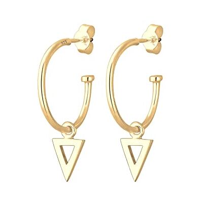 Elli kvinnors 925 sterlingsilver Xilion skurna örhängen, övrigt, Ohne Elli kvinnors 925 sterlingsilver Xilion skurna örhängen, övrigt, Ohne