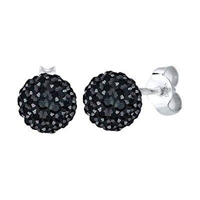 Elli örhängen 925 sterlingsilver kristallboll, Facettenschliff, Kristall Elli örhängen 925 sterlingsilver kristallboll, Facettenschliff, Kristall