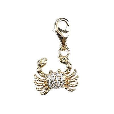 Depesche 11785-062 Charms Express gör-det-själv – hänge för halsband och armband, cancer, förgyllda, som en liten gåva, Vanlig, Metall, Ingen ädelsten Depesche 11785-062 Charms Express gör-det-själv – hänge för halsband och armband, cancer, förgyllda, som en liten gåva, Vanlig, Metall, Ingen ädelsten