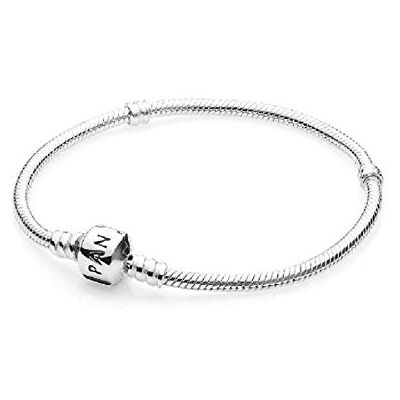 PANDORA kvinnor silver berlock armband 590702HV-19, En storlek, Sterlingsilver PANDORA kvinnor silver berlock armband 590702HV-19, En storlek, Sterlingsilver