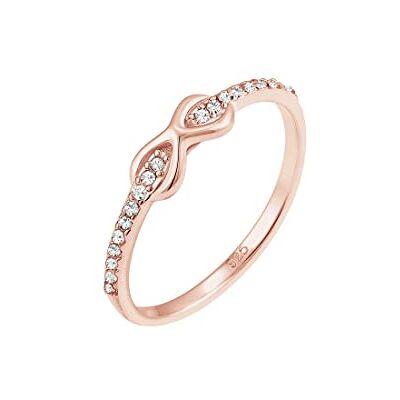 Elli kvinnors 925 sterling silver tema ring, Sterlingsilver, Kristall Elli kvinnors 925 sterling silver tema ring, Sterlingsilver, Kristall